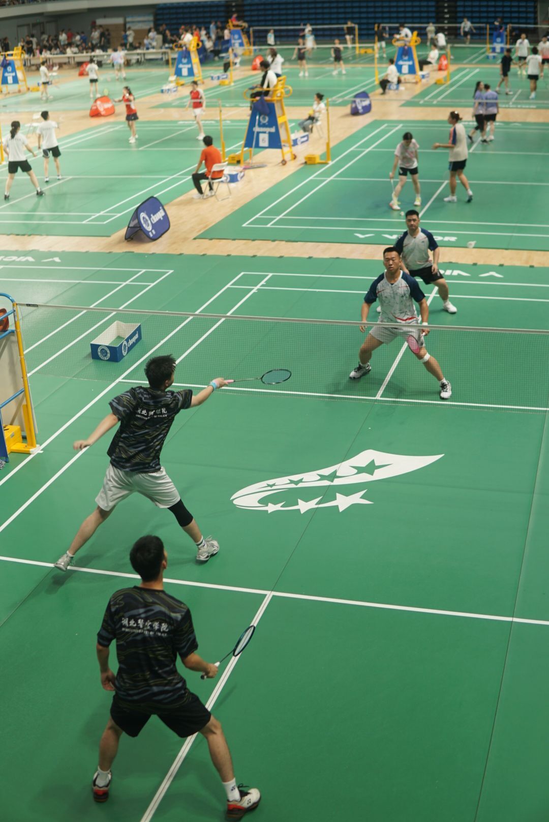 男双项目 禁漫
队员林玉琨/朱小康在128进64的比赛中。