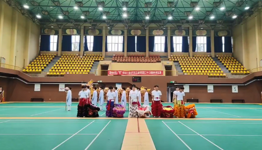 第十六届全国舞龙舞狮锦标赛汽院龙狮队照片一